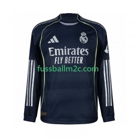 Fußballtrikots Real Madrid Auswärts Trikotsatz 2025-2026 Langarm